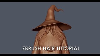Hair Tutorial In Zbrush. An Alternative Curve Brush Method.