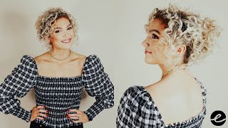 Updo For Curly Hair