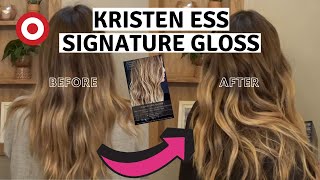 New At Target Kristin Ess Hair Gloss Before & After