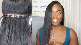 Braidless Sew In With Micro-Links| Better Than Sew-Ins| Best & Most Natural | Aalaire B