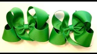Hair Bow Tutorial (How To Make A Twisted Hair Bow) Classic Boutique Style Bow