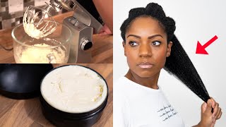 My Diy Whipped Shea Butter | Great For Hair Growth, Moisture Retention, Thicker Hair And Much More..