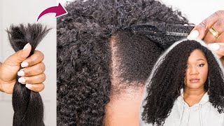 You Can’T Tell It’S Braiding Hair  Diy $3 V-Part Wig With One Pack Of X-Pression Braiding Hair