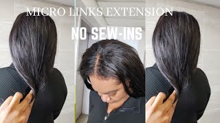 Micro Links| No More Sew-Ins| Human Hair Extensions