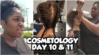 Cosmetology School Day 10 & 11 (Working On Haircuts And My Ethnic Mannequin) Ep.11