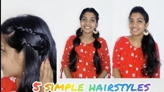 Simple Hairstyles /Malayalam / Easy Styles /Life Style Choice