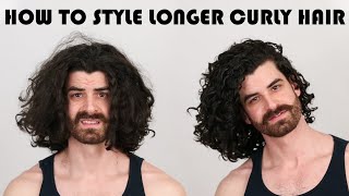 How To Style Longer Curly Hair