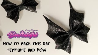 Bat Hair Bow! How To Make Hair Bows. Diy Hair Bows  Laços De Fita: