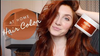 At Home Hair Color Using Overtone// Hairdresser Review
