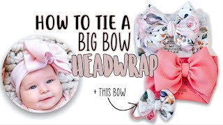 Tutorial | Big Bow Headband Headwrap