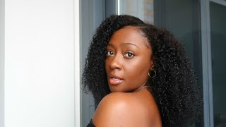 Hair Routine With Natural Clip-In Extensions (4C Hair)