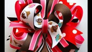 How To Make A Stacked Boutique Hair Bow Tutorial