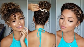 3 Summer Hairstyles For Curly Hair | Ashley Bloomfield