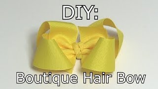 How To Make A Boutique Hair Bow