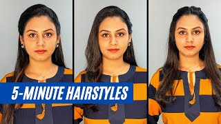 5 - Minute Hairstyles | Malayalam | Keerthi'S Katalog