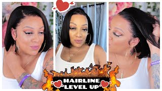 Relaxed Hairstyle Get This Wig Perfect Affordable  Hot Summer Yaki Lace Front Bob Wig #Myfirstwig