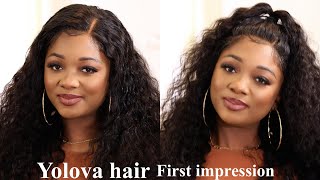 5X5 Hd Lace Wig Install | Yolova Hair Review And First Impression