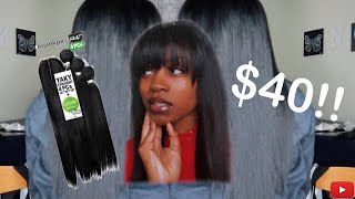 How To: Fringe Bang Quick Weave Wig| $40❗️