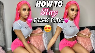 Watch Me Install This Pink Wig | Julia Hair