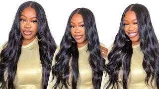 New $55 Human Hair Blend | Sensationnel Butta Hd Lace Front Wig - Loose Wave 30