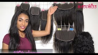 Detailed Show| Different Size Of Lace Closure Frontal 2*6 4*4 5*5 6*6 13*4 13*6|Virgin Hair Bundles