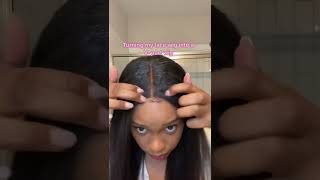 How To Turn A Lace Wig Into A V Part Wig? Good Idea To Try On Old Wig #Onemorehair