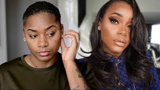 Watch Me Transform My Short Hair |  Liquid Cap Quickweave With A Frontal | Beauty Forever Hair
