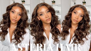 *Must Have* Chocolate Brown (#4)  Body Wave Wig Install & Review Ft. Asteria Hair