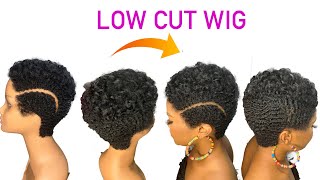 Most Beautiful Low Cut Wig Tutorial/ Detailed Steps