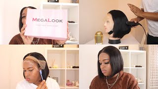 8 Inches T-Part Bob Wig Review Ft Megalook Hair | South African Youtuber | Speshly Maseti