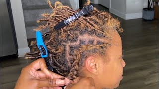 How To Braid Down Locs For Wig Install | Tinashe Hair