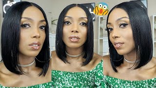 Best Affordable Bob Wig For Beginners | No Stockings Needed| Easy Short Bob Wig Tutorial Luvme
