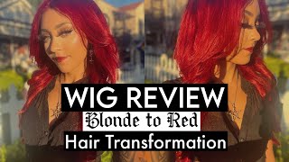 Amazon Human Hair 613 Wig Review | Blonde To Red Hair Transformation!