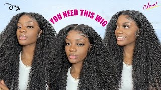 Super Cute How To Style Curly Wig To Make It Look Natural |13X4 Hd Lace Front Ft. Isee Hair