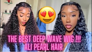 The Best Hd Melt On This Deep Wave Wig  - Ali Pearl Hair - Prep And Install.