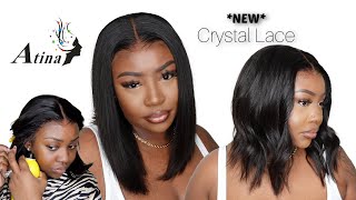 Wow  Styling My New Short Bob Wig With A Wand | (Edgy, Wavy Curls) | Atina Hair