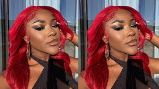 The Perfect Red Wig For The Summer! Ft. Celie Hair