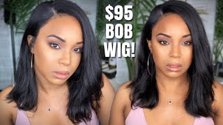 $95 Perfect Lace Front Bob Wig | Recool Hair | Wine N Wigs Wednesday | Alwaysameera