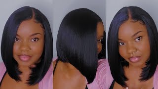 Finally A Natural Bob! Outre Melted Hairline Premium Hd Lace Front Wig Isabella | Under $40!