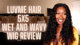 5X5 Wet And Wavy | Undetectable | Lace Closure | Wig Review | Ft Luvme Hair | Tan Dotson