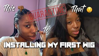 Installing My First Lace Wig  | Ft. Nadula Hair 20’ Body Wave