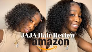 Best Amazon Prime 4X4 Curly Bob Wig ||Jaja Hair Company Review|| Quick Install
