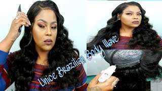 How To: Diy Quick Weave Lace Frontal Wig Using A Hot Glue Gun- Unice Kysiss Hair