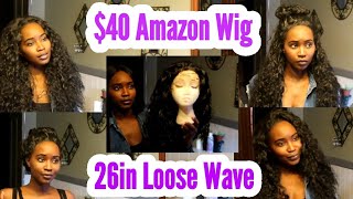 Amazon Wig|Loose Wave|26In Lace Front Wig $40