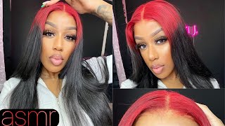 Asmr | Red Roots Wig Install (Billie Eilish Inspired) Ft. Tinashe Hair