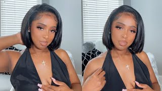 Affordable Precut Side Part Bob Wig Install And Style! Eayon Hair