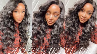 No More Frontals? Best 5X5 Hd Lace Closure Wig Instal!! **Beginner Friendly** Ft. Ashimary Hair