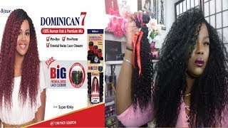 Beauty Store Hair /Bijoux Dominican 7 One Pack Hair/Swiss Lace Frontal Quick Weave