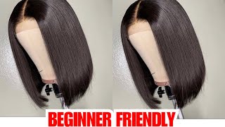 Highly Detailed || How To Blunt Cut And Bob A Straight Wig || Beginner Friendly Tutorial