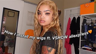 How I Install My Wigs Ft. Vshow Aliexpress || @Naii. Elyy